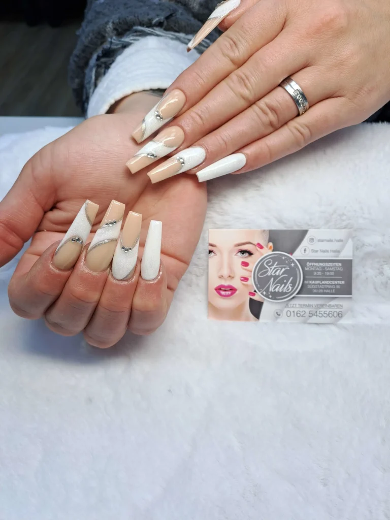 Star Nails Weihenacht Design